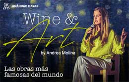 Wine &  Art by Andrea Molina en Mérida