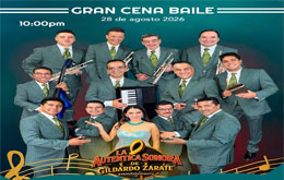 Gran Cena Baile: La auténtica Sonora de  Gildardo Zárate - Mérida