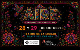  Aire competencia de Danza Aérea - Playa del Carmen
